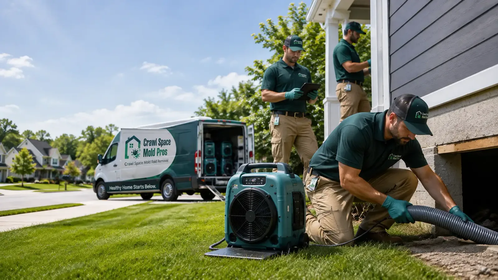 Crawl Space Mold Removal in Grammer, IN